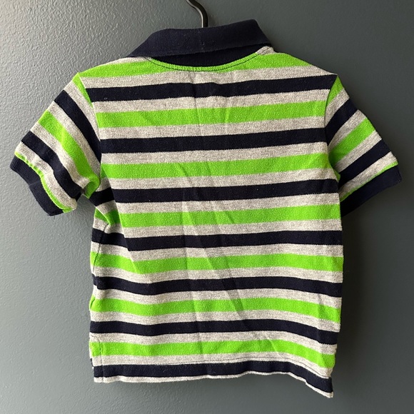 💚 EUC Nautica & children’s place Boys polo shirts 12-18 mos green gray boys - Picture 3 of 9